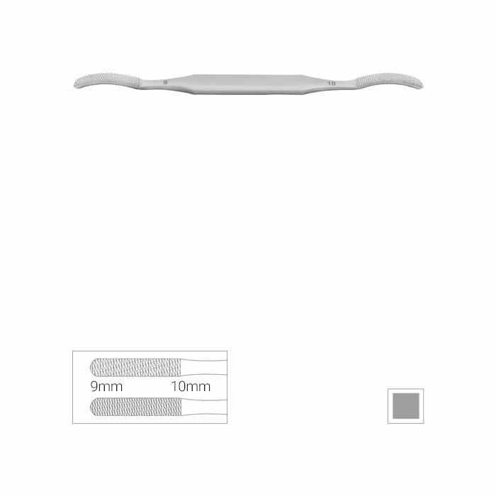 رسپ بینی دوطرفه کرو زاویه‌دار سایز ۹-۱۰ میلی‌متر